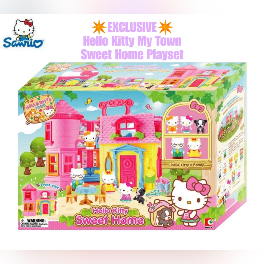 EXCLUSIVE - Hello Kitty Officially Licensed My Town Sweet Home Playset